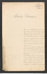 k.k. naturhistorisches Hofmuseum, Intendanzakten 1885-1896 (Hauer), Aktenzahl Z.639/1889, Seite 1